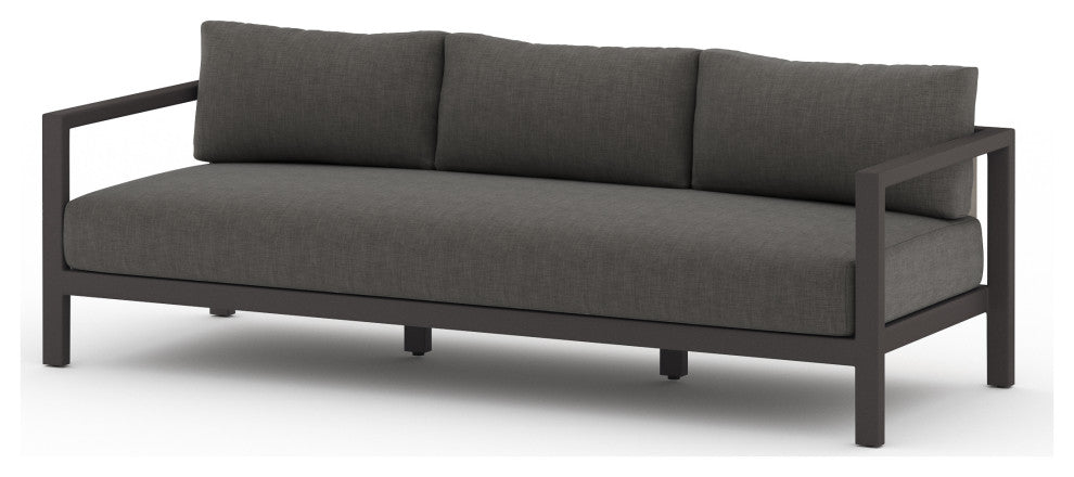 Sonoma Outdoor Sofa-88"-Bronze/Charcoal