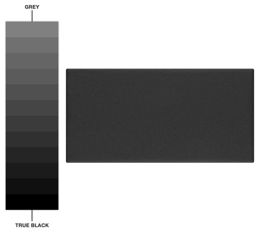 Piscina Brick Nero Matte Porcelain Floor and Wall Tile