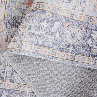 Safavieh Arizona Machine-Washable Collection ARZ137 Rug, Grey/Light Grey, 4'x6'