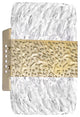 Carolina LED Wall Sconce With Gold Leaf Finish