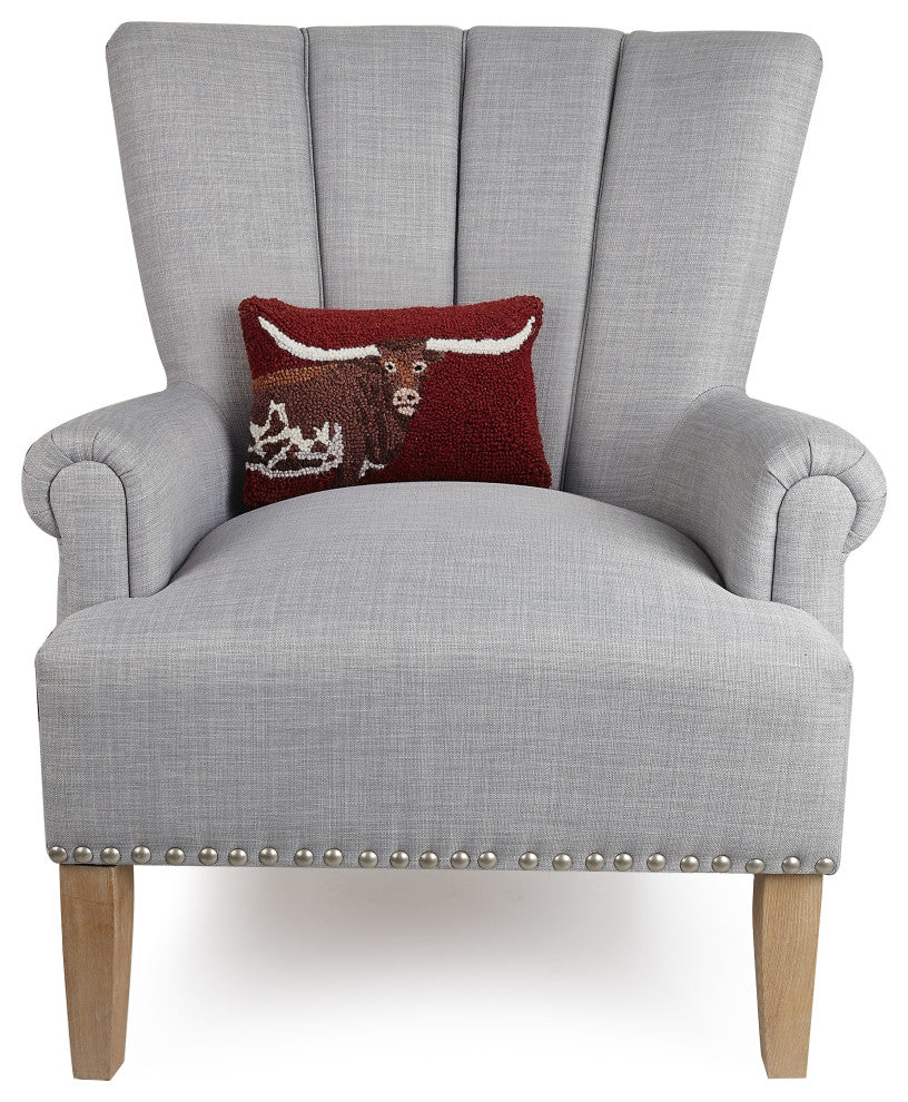 Longhorn Hook Pillow