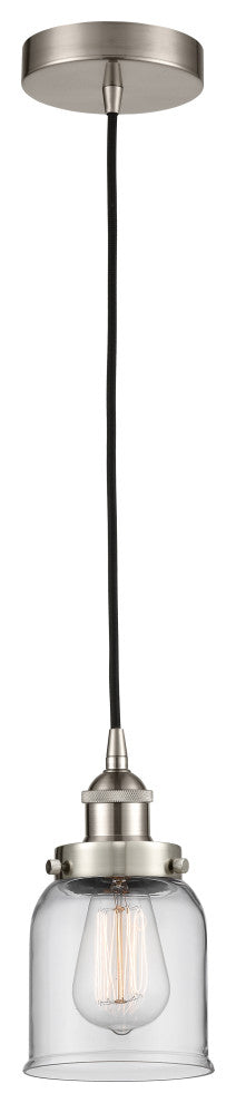 INNOVATIONS LIGHTING 616-1PH-SN-G52 Small Bell 1 Light 10 inch Mini Pendant