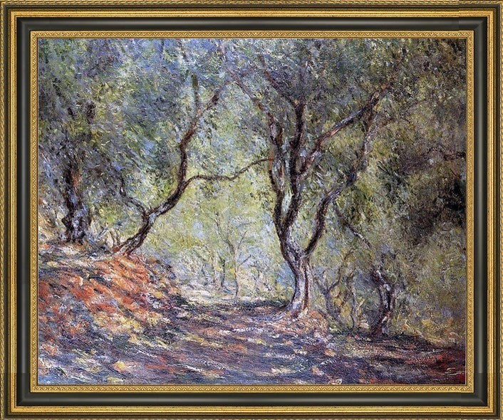 Claude Oscar Monet the Olive Tree Wood in the Moreno GardenCanvas Print, 16"x20"