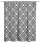 Geo Arrows Shower Curtain, Black