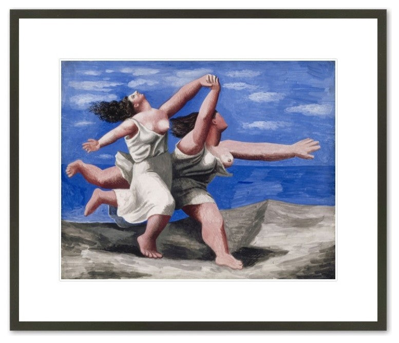 Deux femmes courant sur la plage (La course) (Two Women Running on the Beach (Th