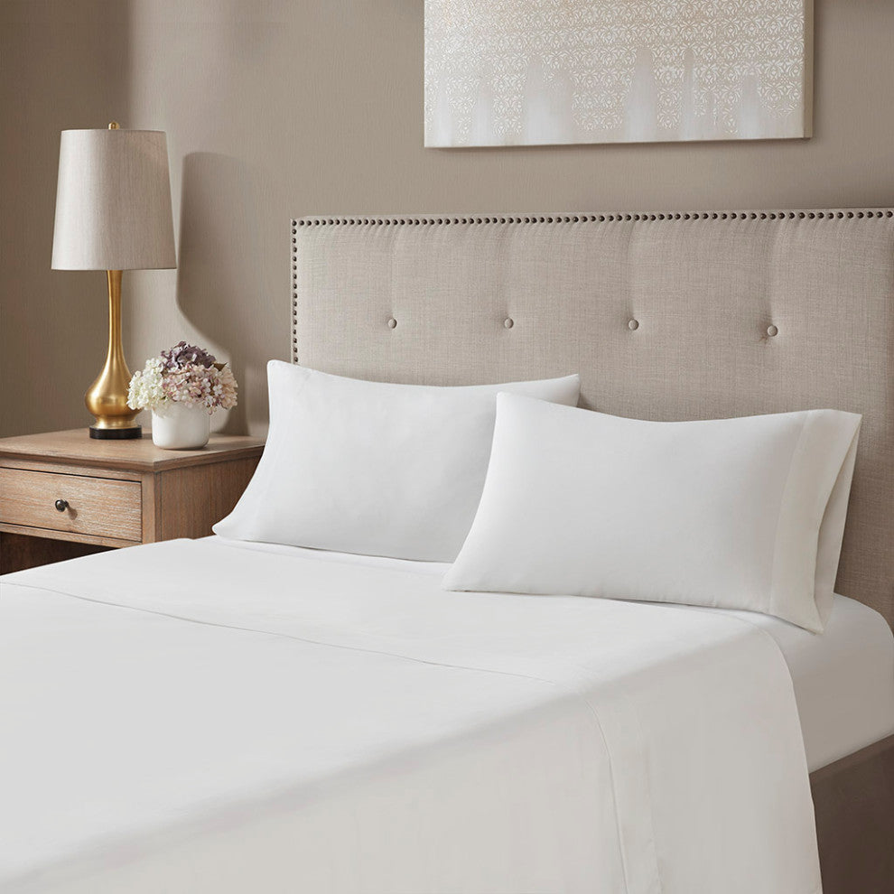 Madison Park Emilia 12 Piece Jacquard Complete Bed Set in Khaki