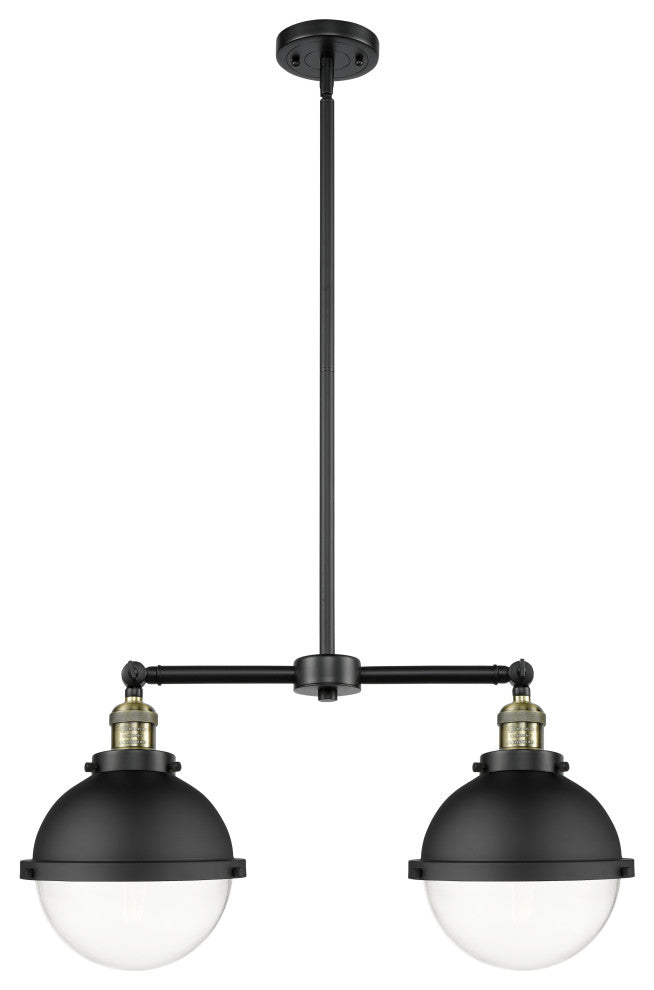 INNOVATIONS 209-BAB-HFS-82-BK-LED 2-Light Island Light Matte Black