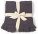 Ruffle Border Throw, Grey