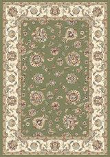 Dynamic Rugs Ancient Garden 57365 Rug, Green/Ivory, 7'10" X 11'2"