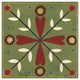 "Festive Tiles II" Digital Paper Print by Anne Tavoletti, 20"x20"
