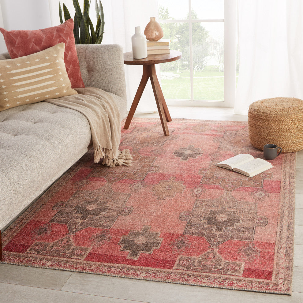 Vibe by Jaipur Living Faron Medallion Pink/Tan Rug, 6'x9'