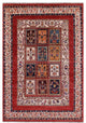 Hand Knotted Persian Garden Design Rug 4' 8" X 6' 10" Q10667