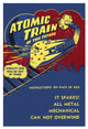 "Atomic Train of the Future" Digital Paper Print by Retrotrans, 22"x32"