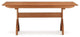 Copeland Sarah Trestle Extension Table, Smoke Cherry, 38x72
