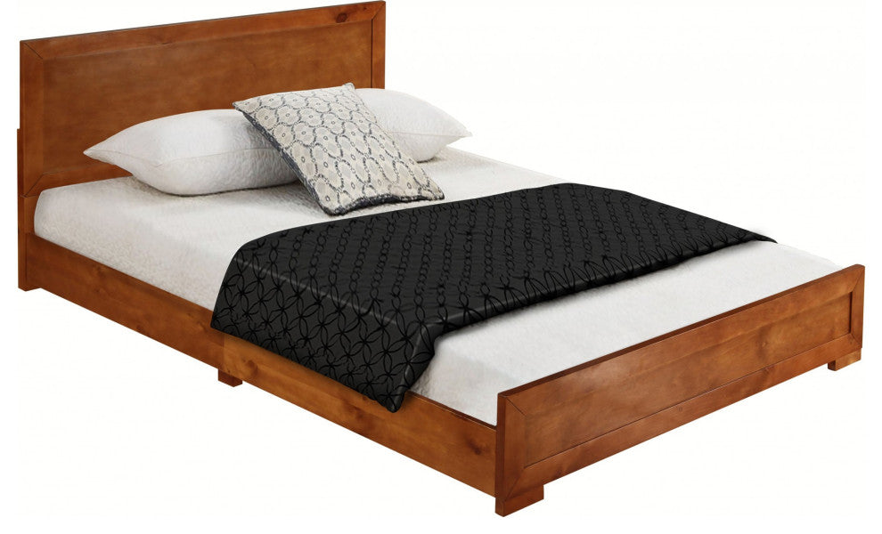 Cherry Wood Twin Platform Bed
