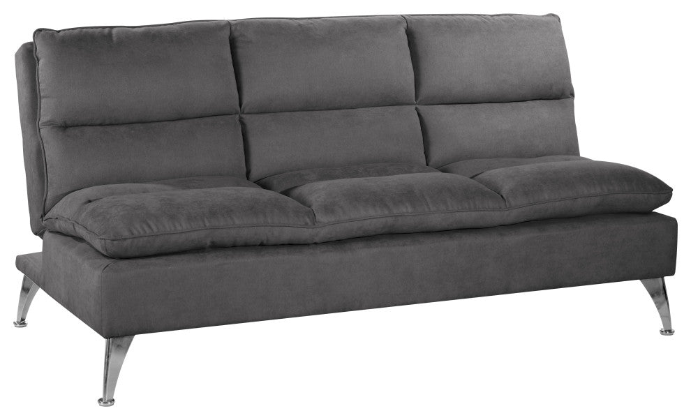 Sealy Santa Cruz Futon Sofa Convertible, Gray