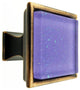 Purple Super Galaxy Crystal Glass Oil Rubbed Bronze Madison Classic Knob