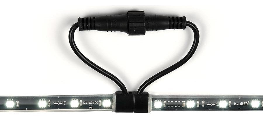 WAC Lighting LED InvisiLED 12V Outdoor Tape Light, Black