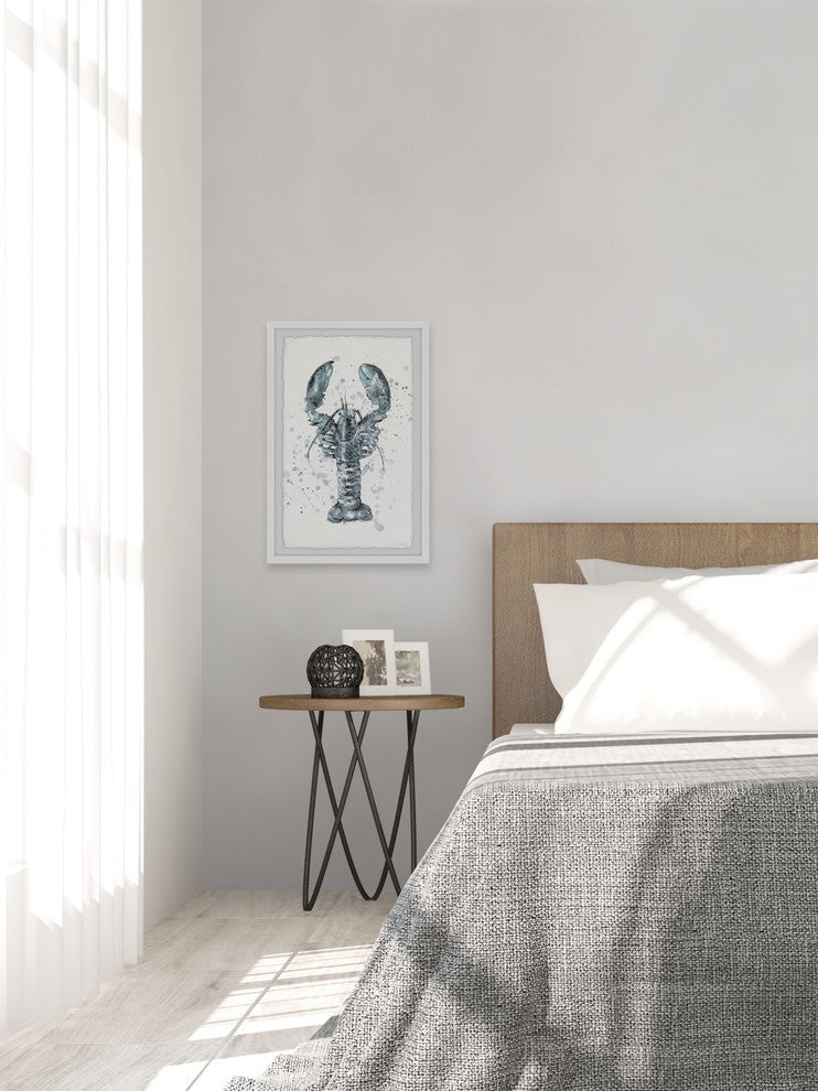 "Mighty Gray Lobster" Framed Painting Print, 20"x30"