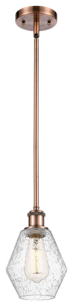 Innovations 516-1S-AC-G654-6 1-Light Mini Pendant, Antique Copper