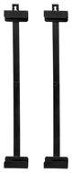Silk Screen Brackets, Black, 36"