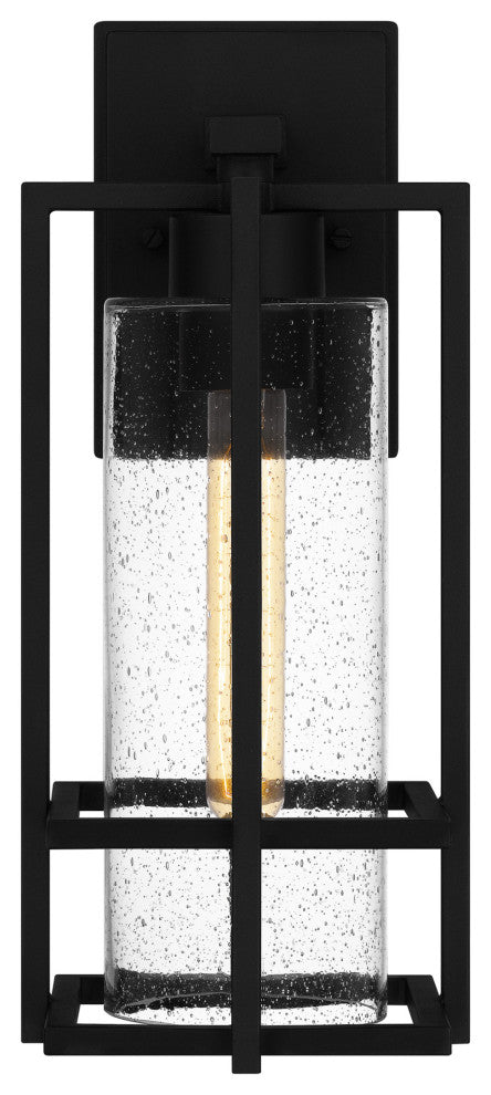 Quoizel DMN8406 Damien 15" Tall Outdoor Wall Sconce - Earth Black