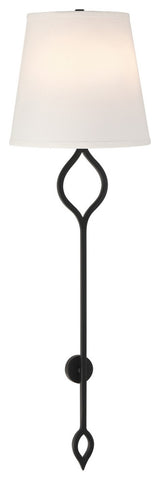 Roxbury 2-Light Wall Sconce, Matte Black