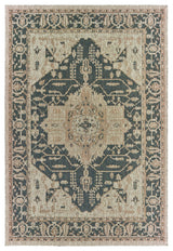 Oriental Weavers Latitude Grey/ Gold Oriental Indoor/Outdoor Rug 3'3"X5'