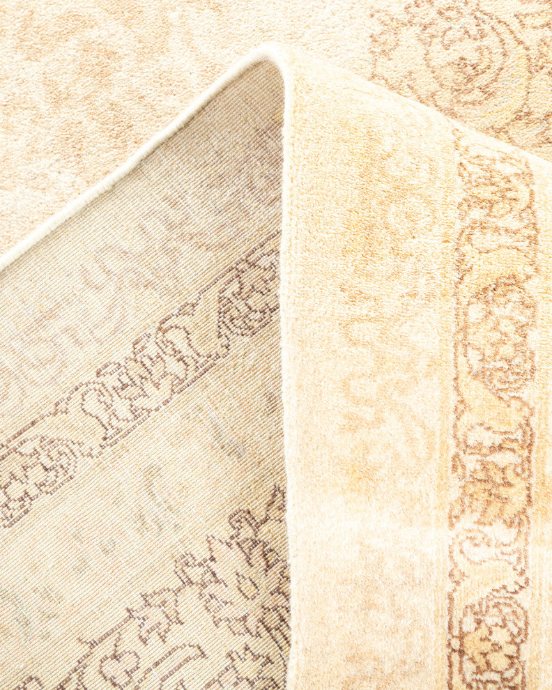 Ashley, One-of-a-Kind Hand-Knotted Area Rug Ivory, 8'3"x10'5"