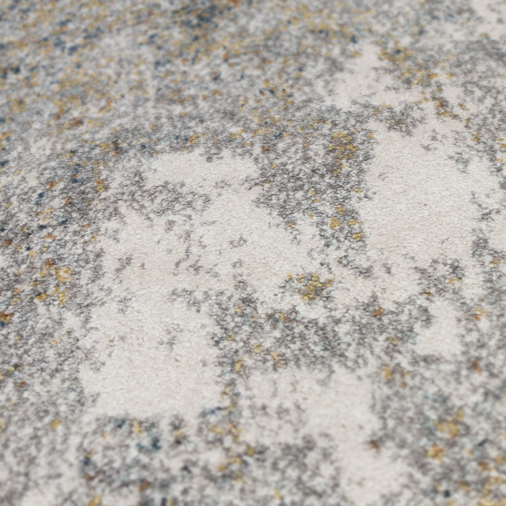 Yasmin Acy Runner, Yellow, 2'6" x 8', Abstract