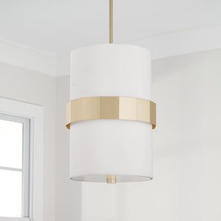 Capital Lighting 346221 Sutton 2 Light 12"W Pendant - Soft Gold