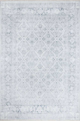 Momeni Chandler Cotton Polyester Traditional Grey Rug 4' X 6'