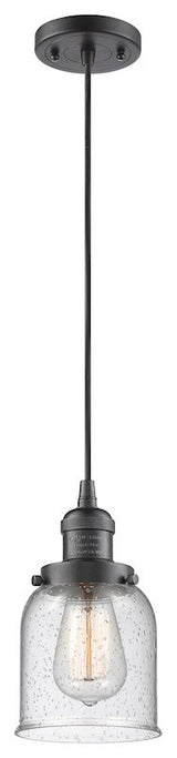 Innovations 1 Light Small Bell Mini Pendant in Oiled Rubbed Bronze, 201C-OB-G54