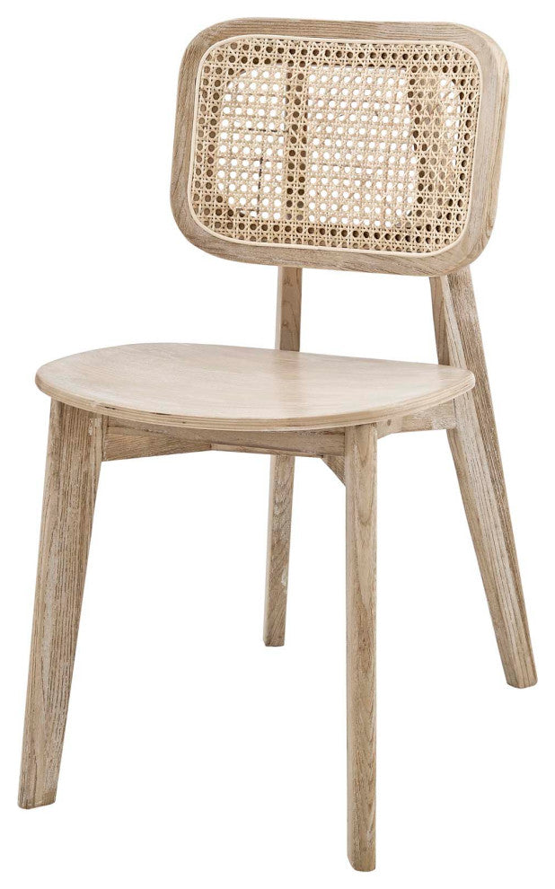 Side Dining Chair, Set of 2, Gray, Wood, Modern, Cafe Bistro Hospitality