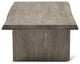 Brooks 48" Coffee Table, Sandblasted Gray