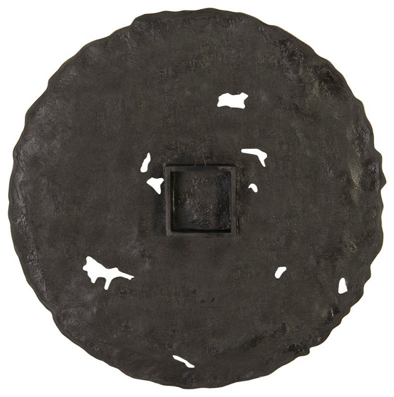 Molten Disc Wall Art, Gold Leaf, Medium