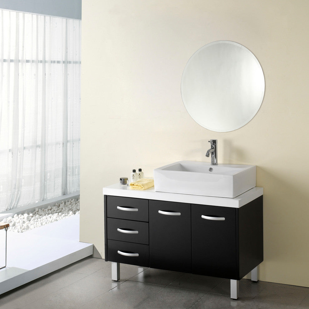 Dodson Large Frameless Wall Mirror 23"x23"