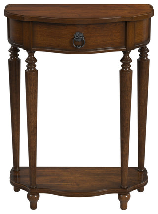 Ashby Painted Console Table, Winter Forest, Antique Cherry