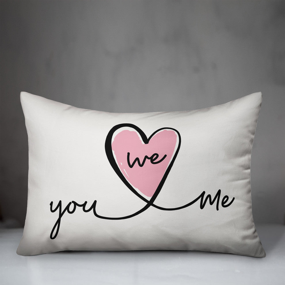 You Me We 14x20 Lumbar Pillow