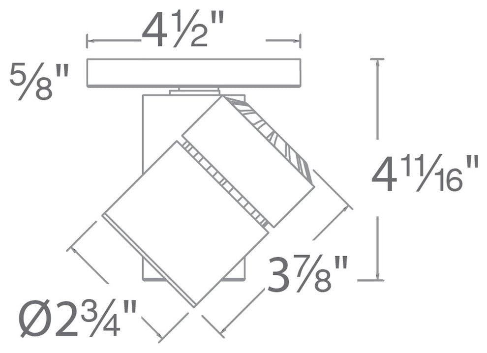 23W Exterminator II LED Energy Star Monopoint Narrow Beam 2700K, White