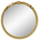 Round Carved Mirror