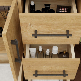 Victoria 48" Solid Wood Bath Vanity, Oak