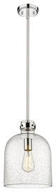 Zlite 817-9PN 1-Light Pendant, Clear Seedy