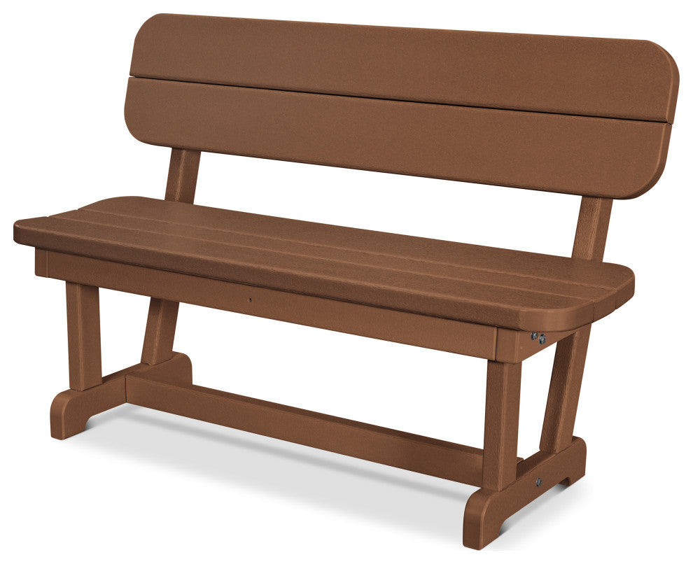 Polywood Park 48" Bench, Teak
