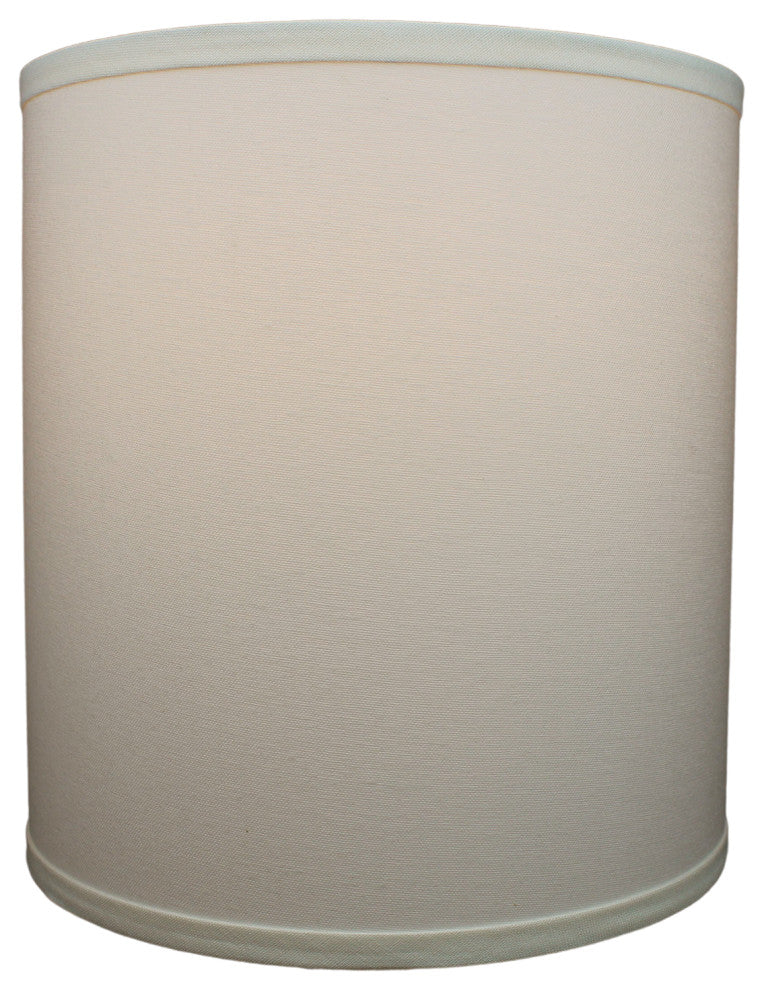 Fenchel Shades 11"x11"x12" Spider Attachment, Drum Lamp Shade, Linen Cream