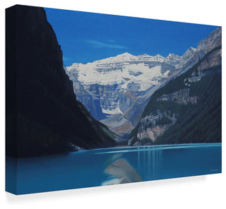 Ron Parker 'Lake Louise' Canvas Art, 19"x12"