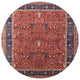Ahgly Company Indoor Round Mid-Century Modern Area Rugs, 8' Round