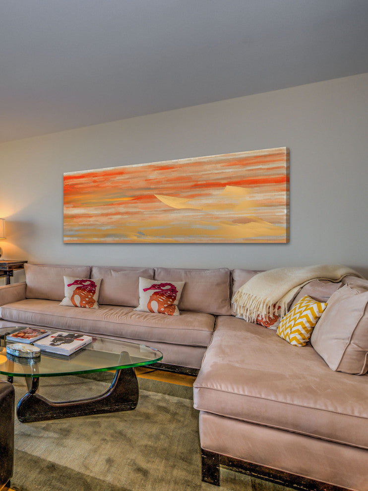 "Tichia" Print on Canvas, 60"x20"