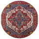Ahgly Company Indoor Round Mid-Century Modern Area Rugs, 3' Round