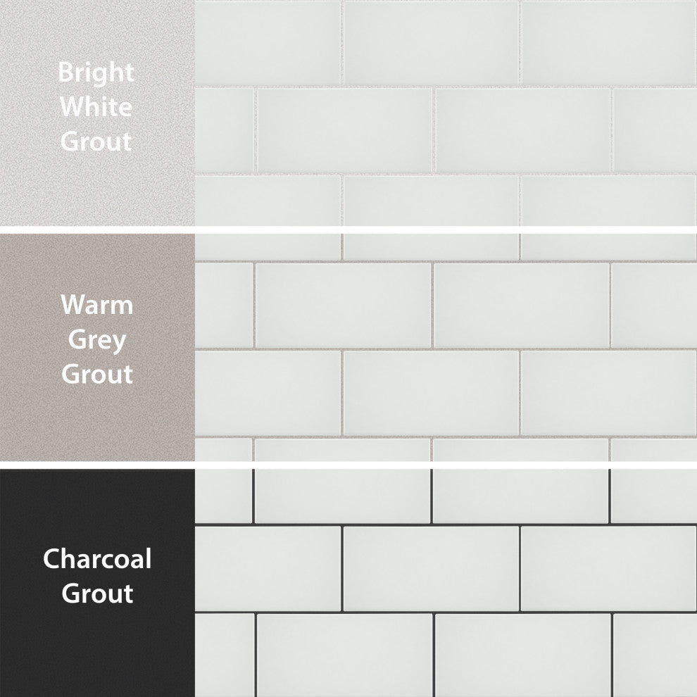 Piscina Brick Matte Blanco Porcelain Floor and Wall Tile